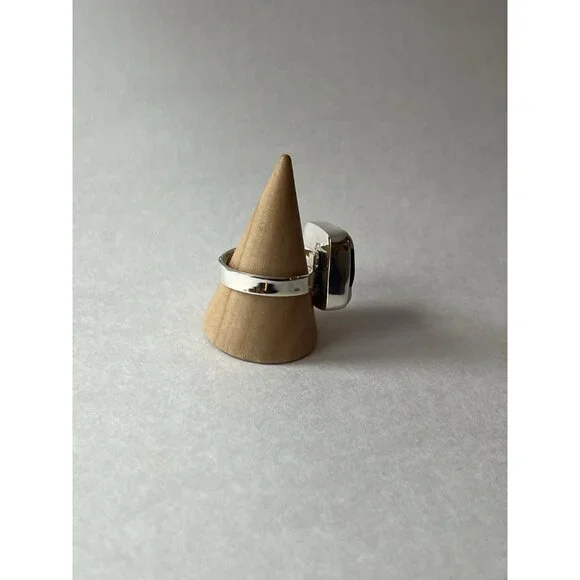 Square Talavera Ring 925 Sterling Silver  Artisan Handmade - Picture 12 of 16